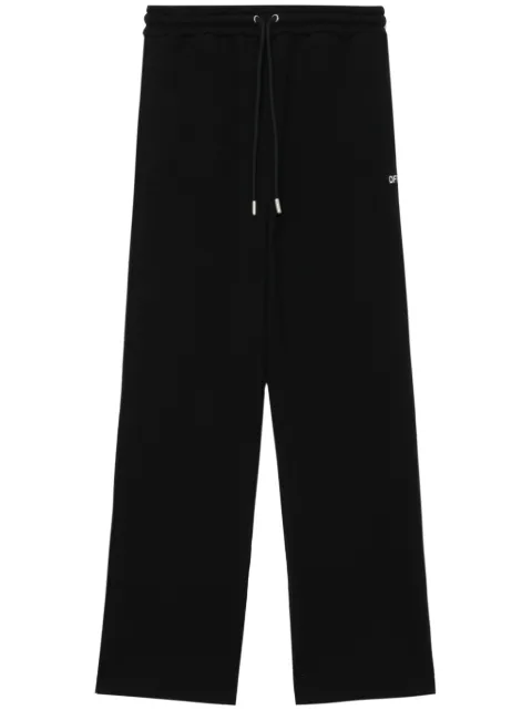 Off-White cotton trousers Black OMCH054C99FLE0031001