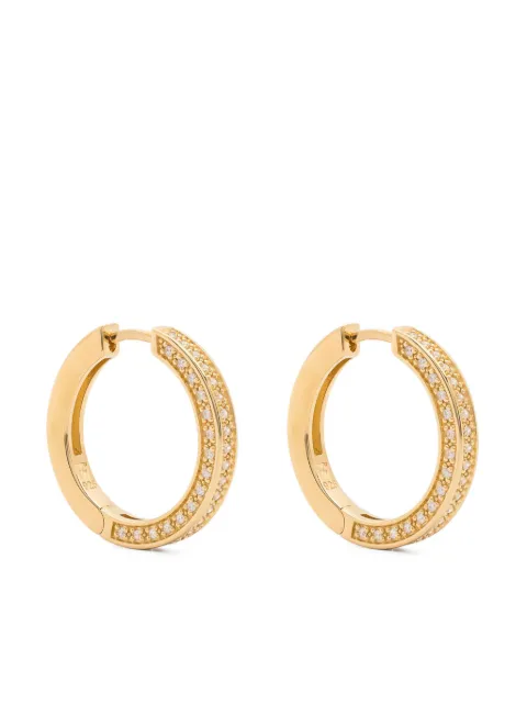 Tom Wood Nova medium hoop earrings Gold 100780