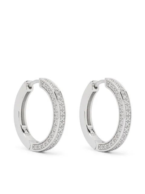 Tom Wood Nova medium hoop earrings Silver 100779