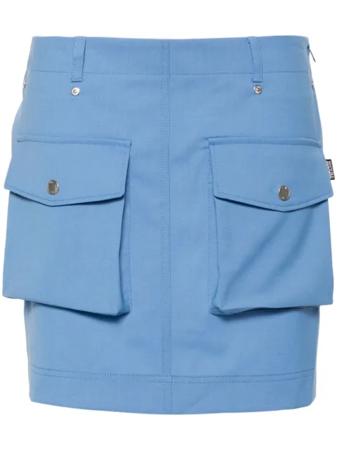 MOSCHINO JEANS cargo-pockets miniskirt Blue A01098226