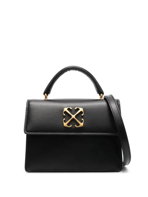 Off-White baby Jitney leather shoulder bag Black OWNP063C99LEA0011000