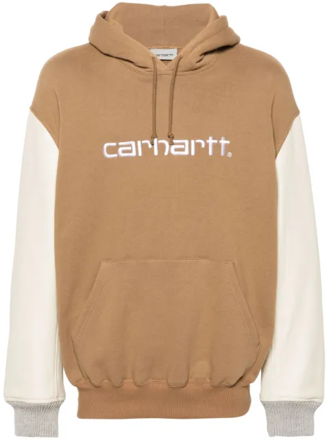 Junya Watanabe MAN x Carhartt cotton hoodie Brown WMT905
