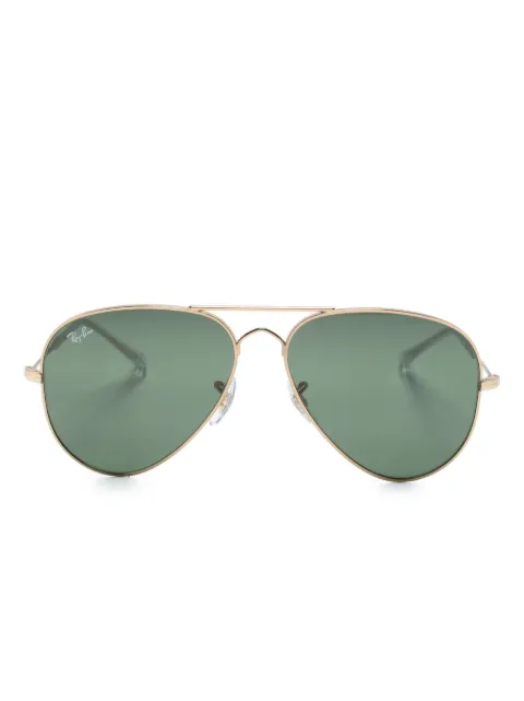 Ray-Ban aviator-frame sunglasses Gold RB3825