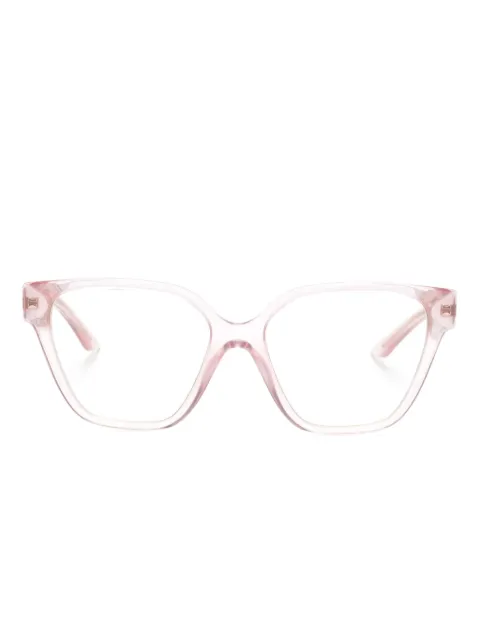 Versace Eyewear geometric-frame glasses Pink VE3358B
