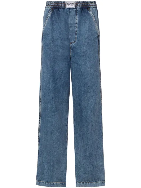 MOSCHINO JEANS high-rise wide-leg jeans Blue 3298224