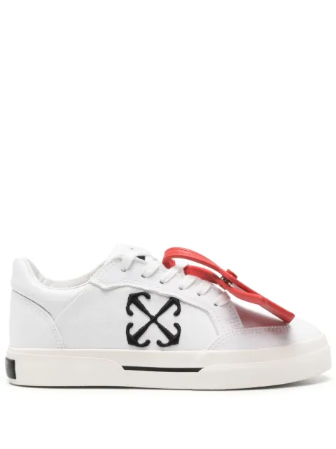 Off-White New Low Vulcanized canvas sneakers White OWIA288C99FAB0010110