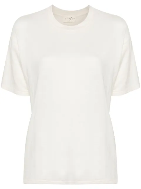Ma'ry'ya slub-texture T-shirt Neutrals YMJ100