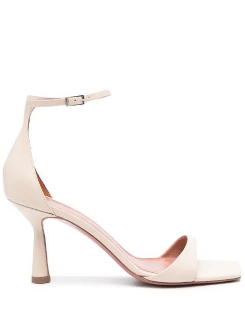 Giuliano Galiano 70mm Lina leather sandals Neutrals LINA70