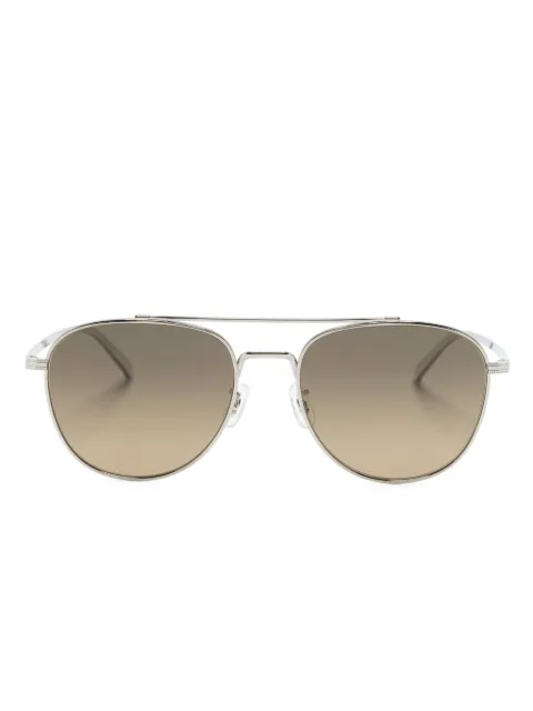 Oliver Peoples Rivetti pilot-frame sunglasses Silver OV1335ST