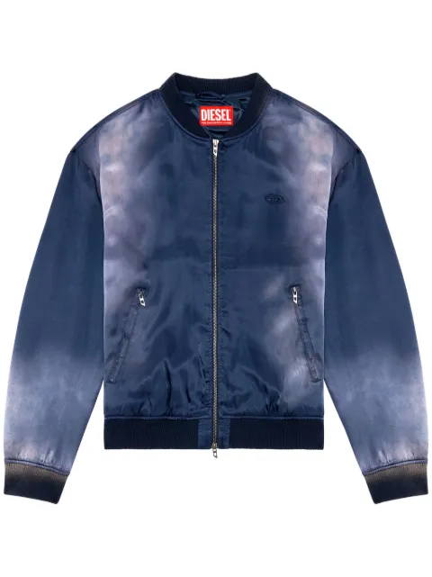 Diesel J-Martex satin bomber jacket Blue A128140QIAN