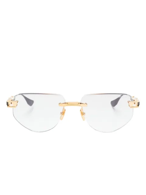 Dita Eyewear Grand-Imperyn geometric-frame glasses Black DTX164