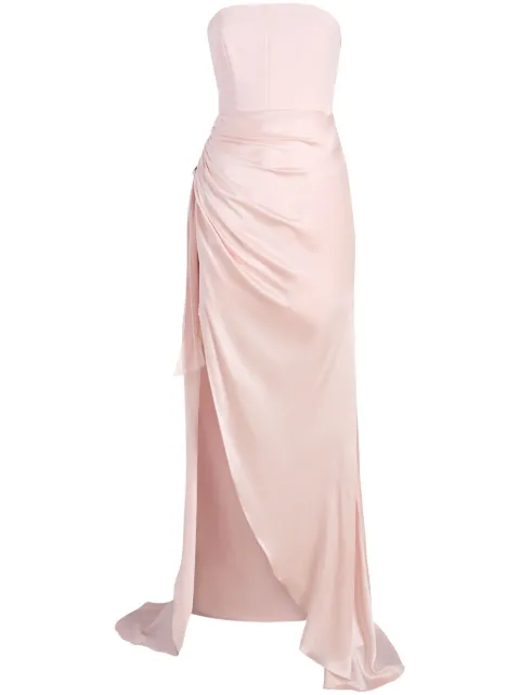 Cinq A Sept Rania draped gown Pink ZD24881062Z