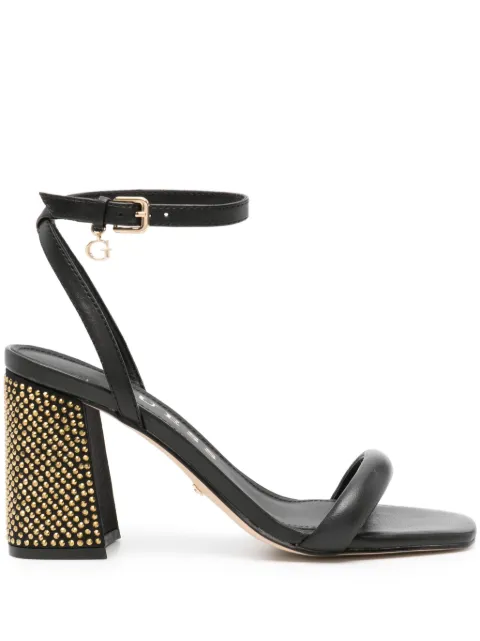 GUESS USA Gelectra 95mm leather sandals Black FLJGELLEA03