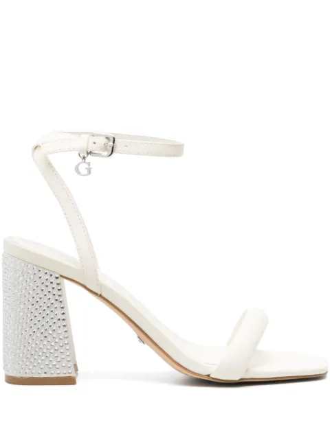 GUESS USA Gelectra 95mm leather sandals Neutrals FLJGELLEA03