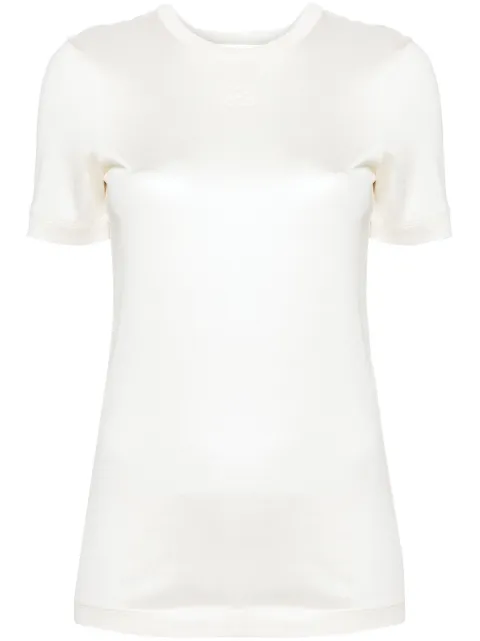 LOEWE knot-detail open-back T-shirt Neutrals S540Y07XDK