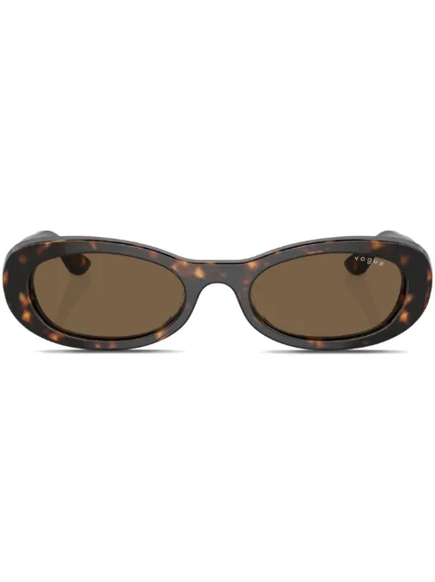Vogue Eyewear tortoiseshell-effect oval-frame sunglasses Brown VO5582SW65673