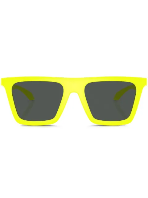Versace Eyewear Greca-detail square-frame sunglasses Yellow VE4468U544987
