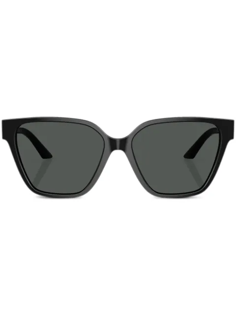 Versace Eyewear Greca strass butterfly-frame sunglasses Black 0VE4471B