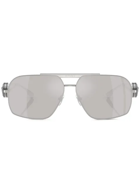 Versace Eyewear Medusa pilot-frame sunglasses Silver VE226910006G