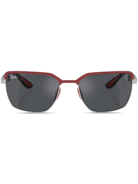 Ray-Ban square-frame sunglasses Red RB3743MF10087