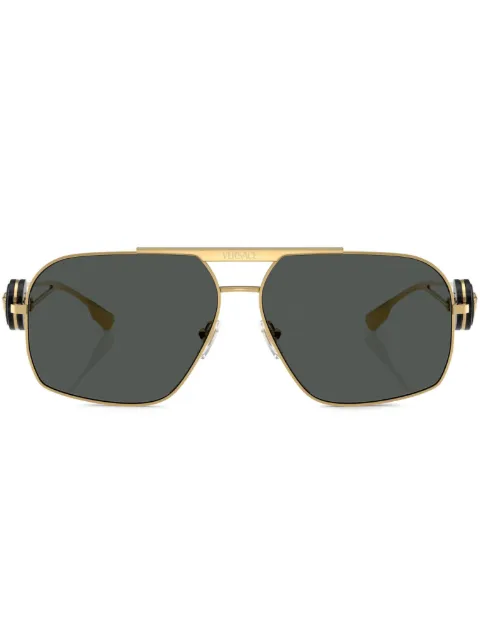 Versace Eyewear Medusa pilot-frame sunglasses Gold VE2269100287