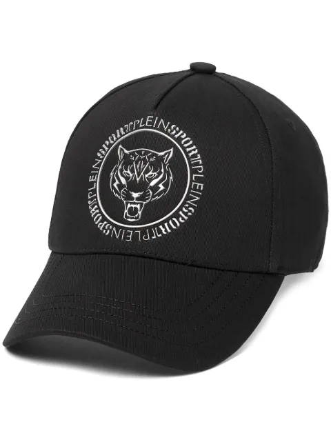Plein Sport Carbon Tiger-print baseball cap Black SADAUAC0498STE003N