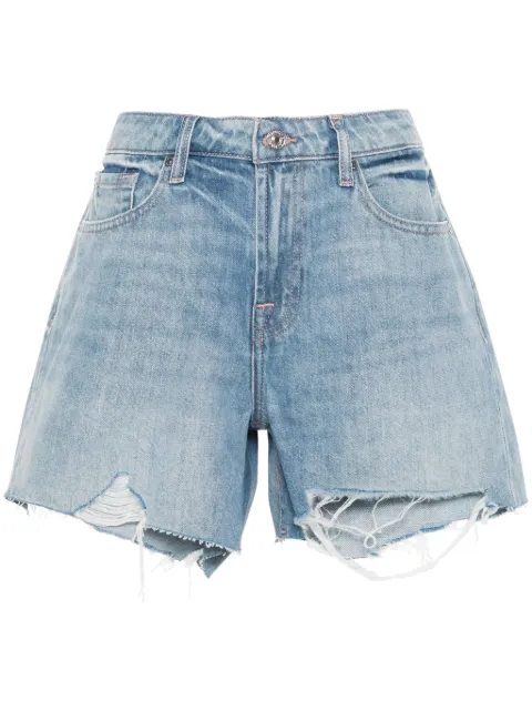 7 For All Mankind distressed denim shorts Blue JSRS5550WSMONROE