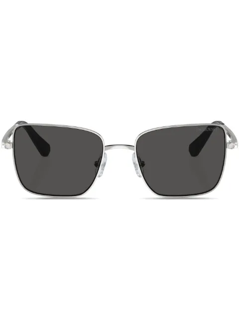 Swarovski Eyewear crystal-embellished square-frame sunglasses Silver SK7015400187