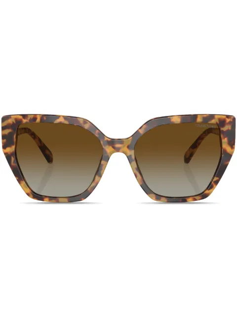 Swarovski Eyewear tortoiseshell-effect cat-eye sunglasses Brown SK60161004T5