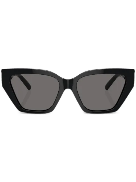 Tiffany & Co Eyewear oversize-frame tinted sunglasses Black TF4218800181