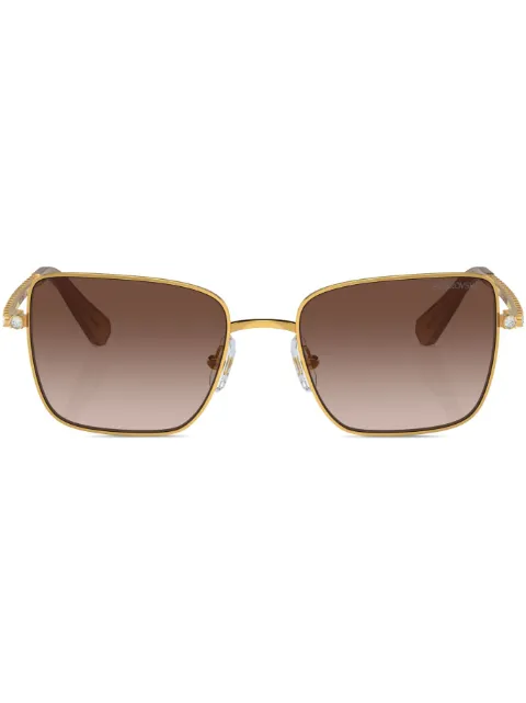 Swarovski Eyewear crystal-embellished square-frame sunglasses Gold SK7015400713