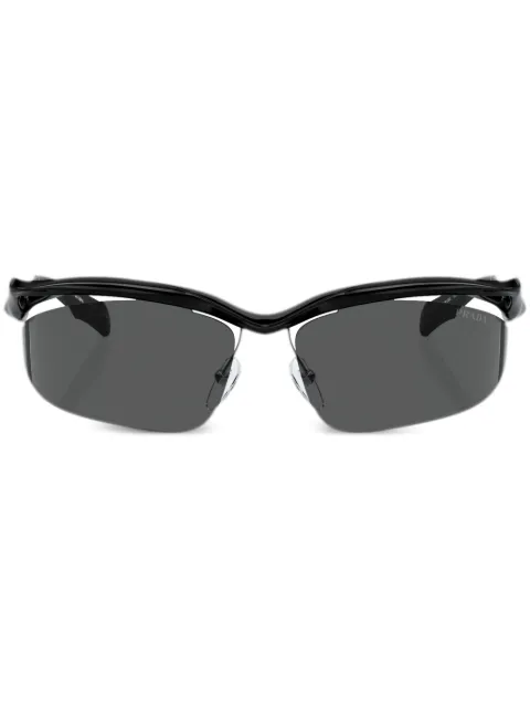 Prada Eyewear PR A25S geometric-frame sunglasses Black PRA25S
