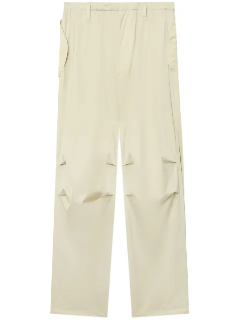 Auralee straight-leg satin trousers Neutrals A24SP03SL