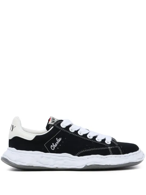 Maison MIHARA YASUHIRO Charles OG Sole canvas sneakers Black A12FW703