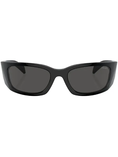 Prada Eyewear Prada PR A14S rectangular frame sunglasses Black SPRA141AB5S0