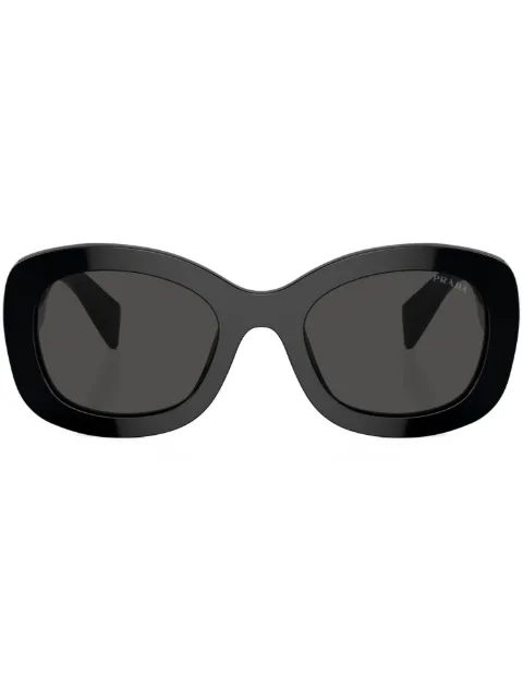 Prada Eyewear Prada PR A13S oversize framde sunglasses Black SPRA131AB5S0