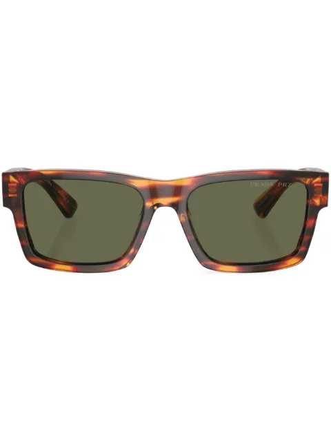 Prada Eyewear tortoiseshell-effect square-frame sunglasses Red SPR25Z16S03R