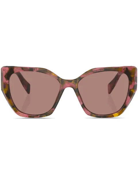 Prada Eyewear Prada PR 19ZS overvsize frame sunglasses Brown SPR19Z18N10D