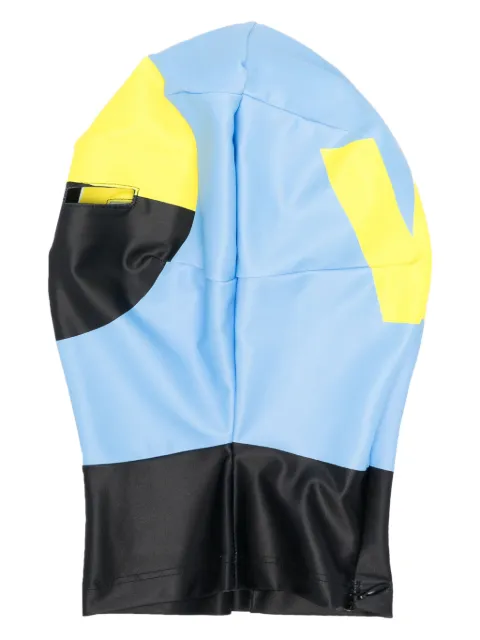 Walter Van Beirendonck Dummy Morph colourblock balaclava Blue 7007