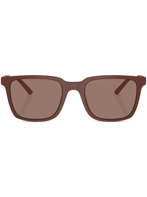 Oliver Peoples Mr. Federer square-frame sunglasses Red OV5553SU700253