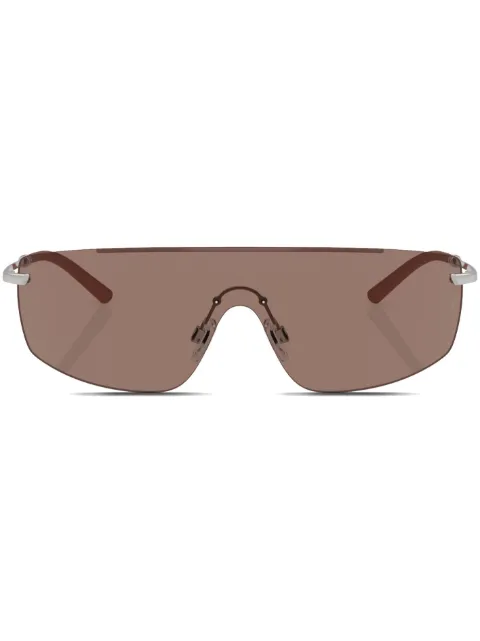 Oliver Peoples R-5 mask-frame sunglasses Silver OV1344S503653