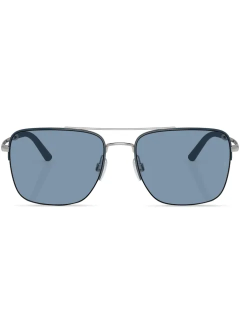 Oliver Peoples R-2 square-frame sunglasses Silver 0OV1343S