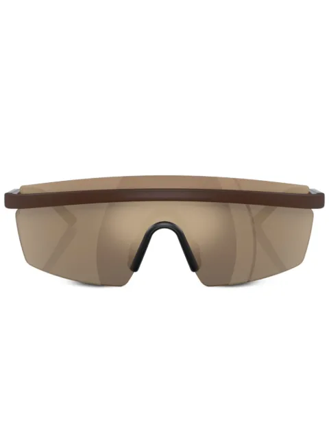 Oliver Peoples R-4 mask-frame sunglasses Brown 0OV5556S