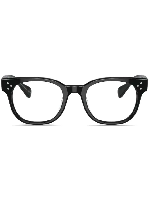 Oliver Peoples Afton square-frame glasses Black OV5545U1731
