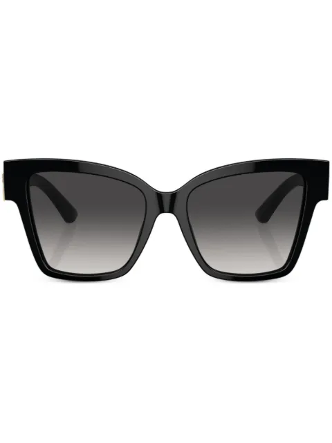 Dolce & Gabbana Eyewear Precious square-frame sunglasses Black DG44705018G