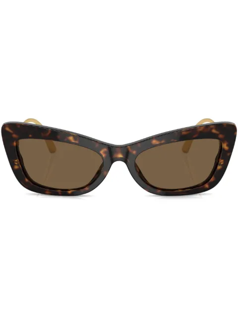 Dolce & Gabbana Eyewear Crystal cat-eye sunglasses Gold DG4467B50273