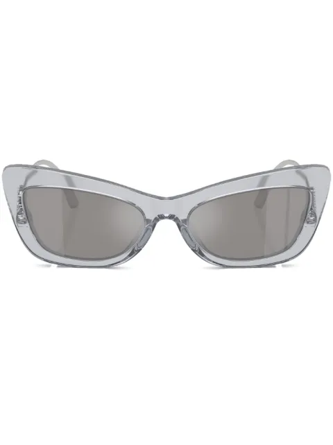 Dolce & Gabbana Eyewear Crystal cat-eye sunglasses Silver DG4467B32916G