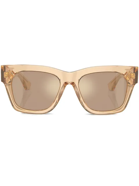 Burberry Eyewear transparent wayfarer-frame sunglasses Brown BE442440635A