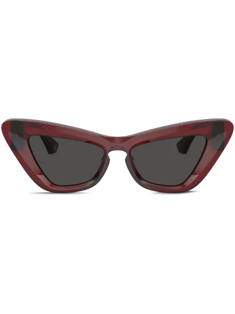 Burberry Eyewear rose monogram cat-eye sunglasses Red BE4421U412887