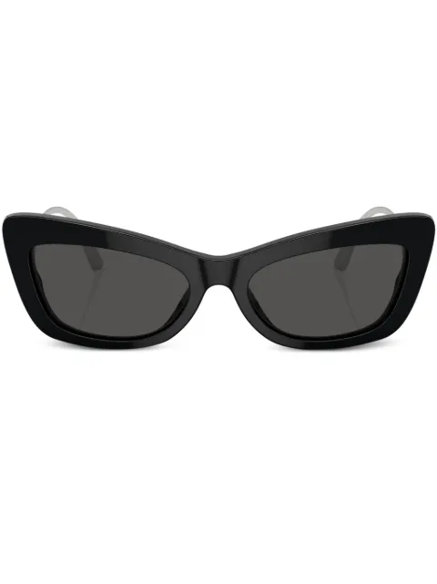 Dolce & Gabbana Eyewear Crystal cat-eye sunglasses Silver DG4467B50187